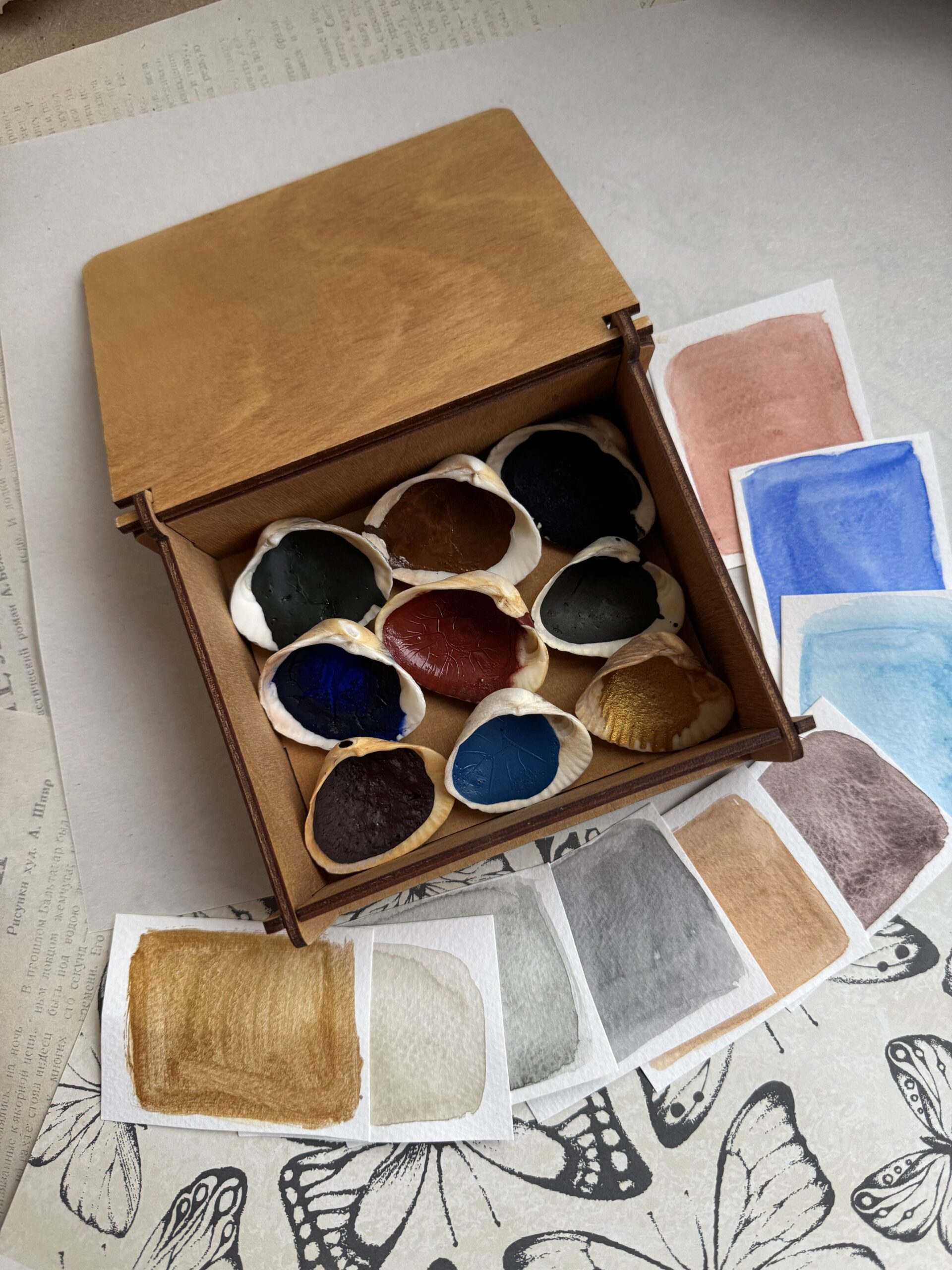 Набор «Минеральная акварель в ракушках» — изображение 2