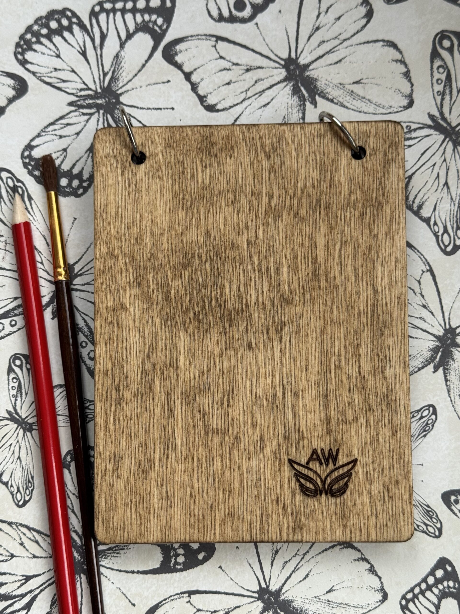 Скетчбук 4-в-1 "Логотип AW" формат А6 — изображение 2