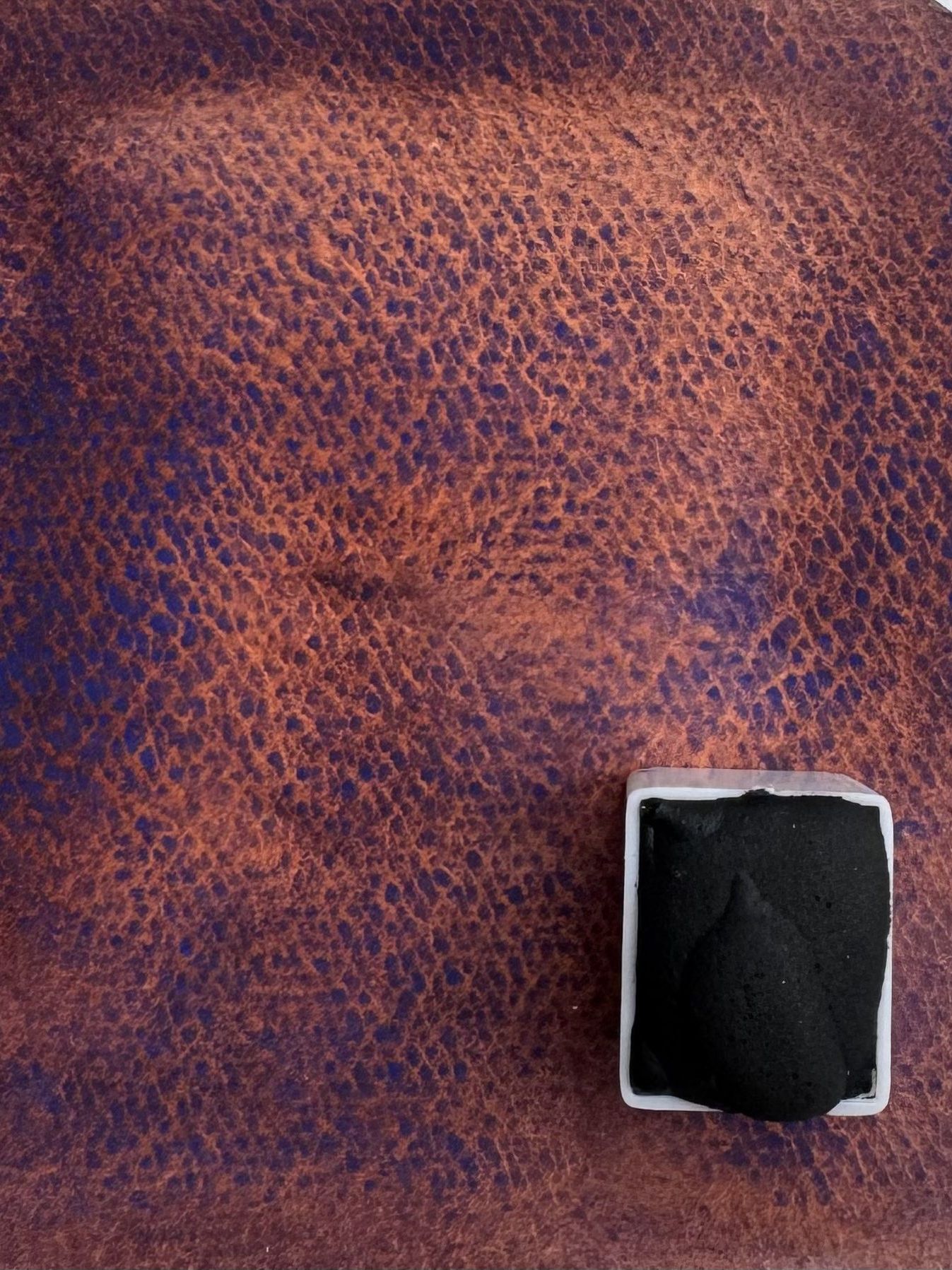 Акварель с грануляцией "Чары" (серия: Эксперименты) — изображение 2